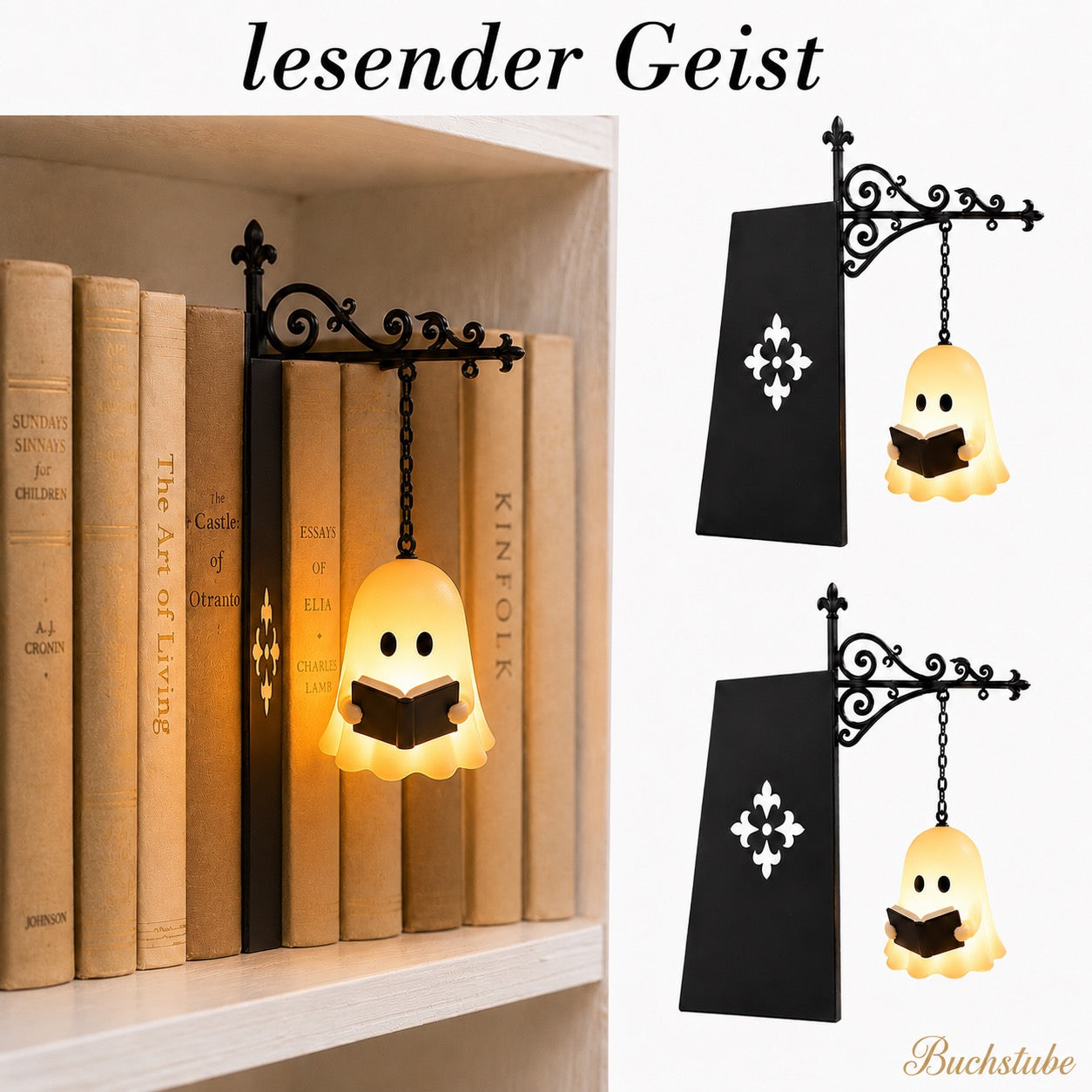 Buchstube™ Bookshelf Lamp